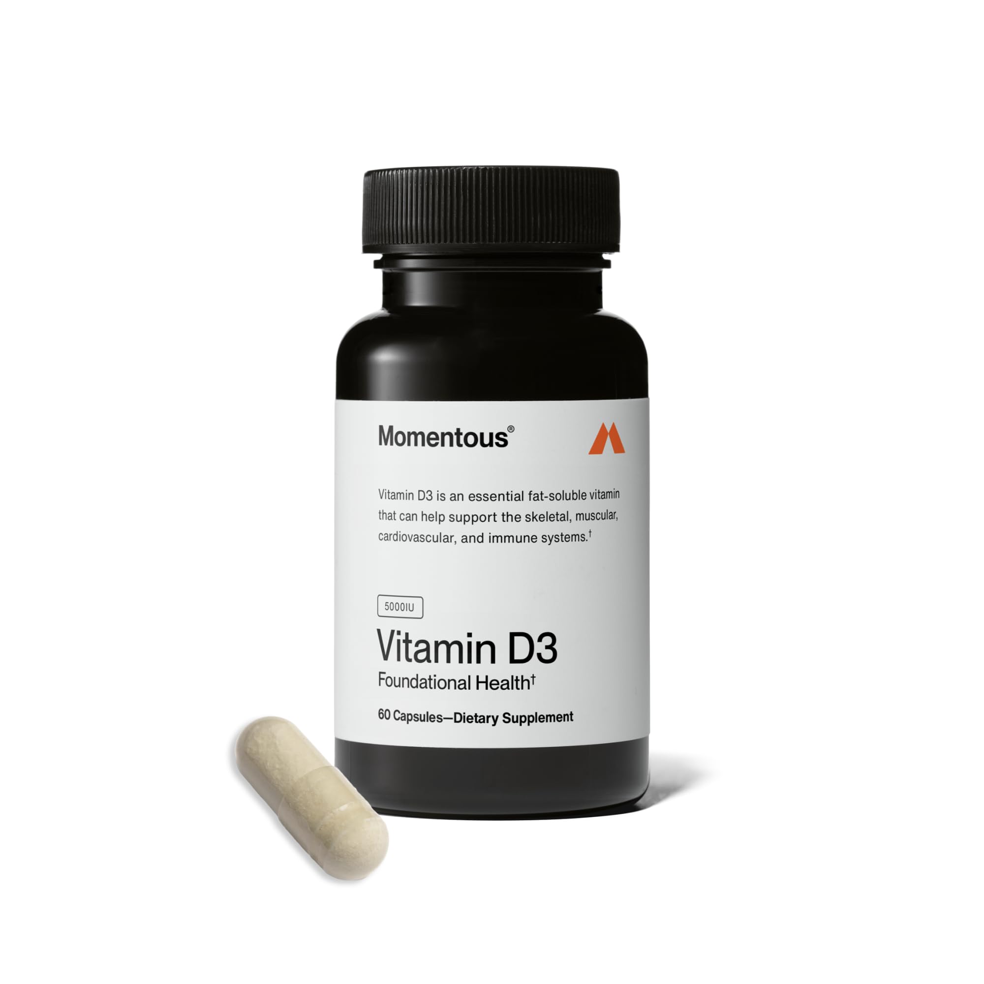 Momentous Vitamin D3 Supplement 136g front view