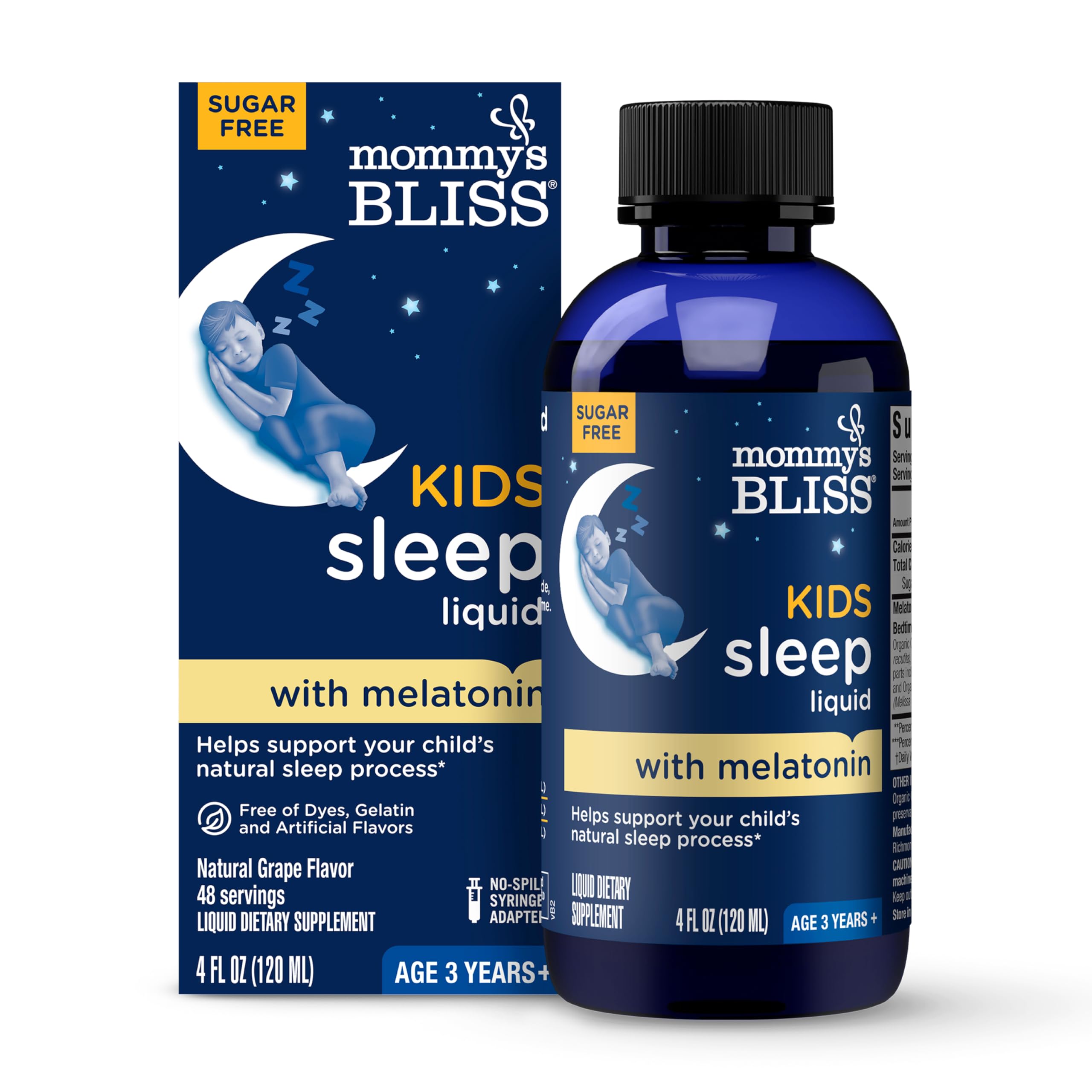 Mommy's Bliss Kids Liquid 4 Fl Oz front view