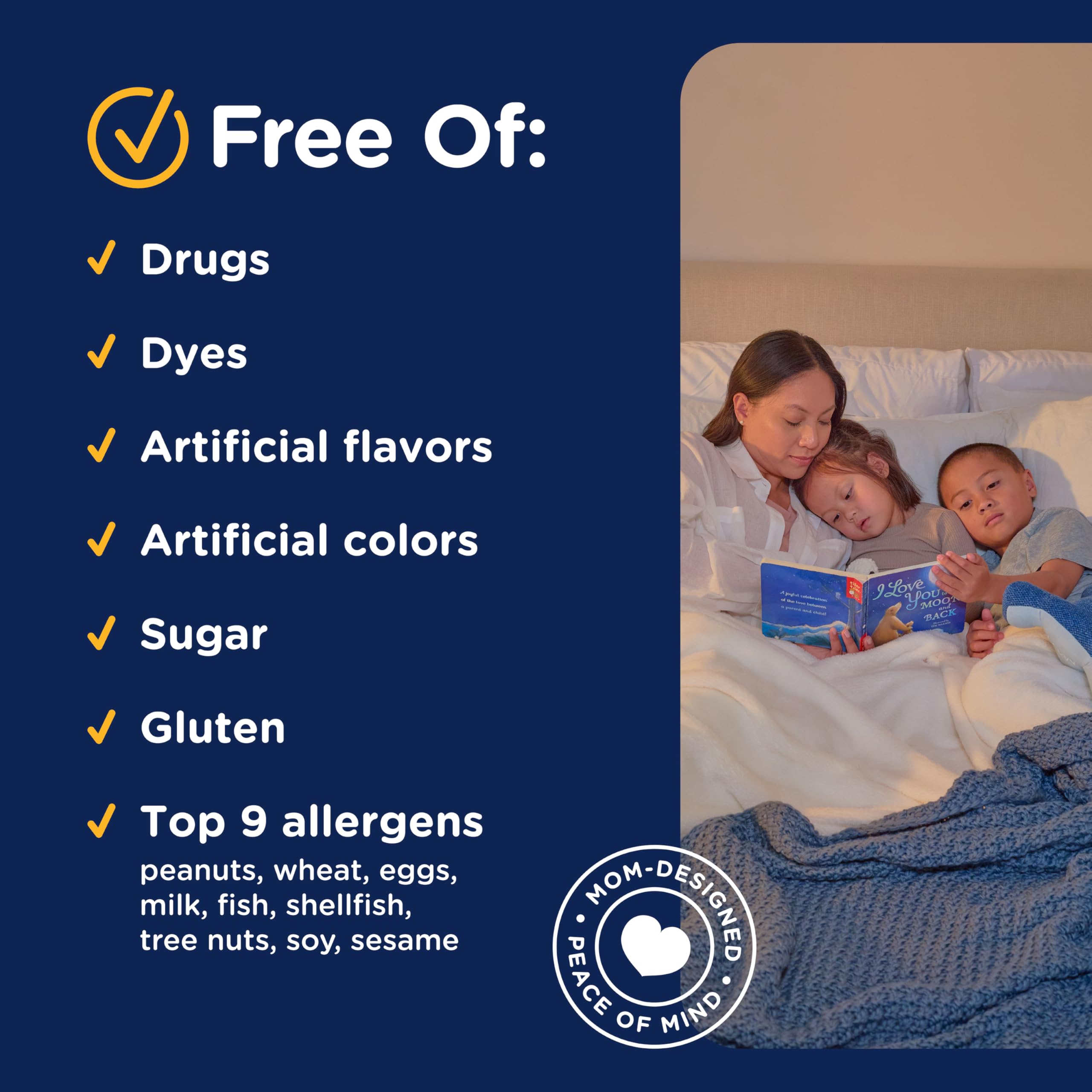 Mommy's Bliss Kids Liquid 4 Fl Oz with ingredients