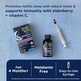 Mommy's Bliss Organic Baby Bedtime Drops 2 Fl Oz bottle with no-spill syringe