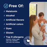 Mommy's Bliss Organic Baby Bedtime Drops lifestyle scene with baby