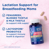 Mommy's Bliss Postnatal Lactation Capsules bottle side view