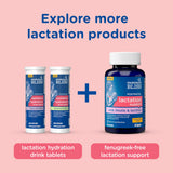 Mommy's Bliss Postnatal Lactation Capsules bottle with a measuring spoon