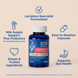 Mommy's Bliss Postnatal Lactation Capsules with capsules scattered