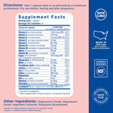 Mommy's Bliss Prenatal Multivitamins ingredients list close-up