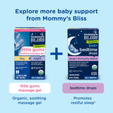 Mommy's Bliss Probiotic Drops + Vitamin D for Infants with a baby bottle