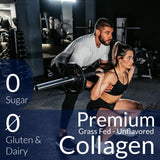 MOMOF4TRANSFORM Collagen Peptides 912g mixed in a drink