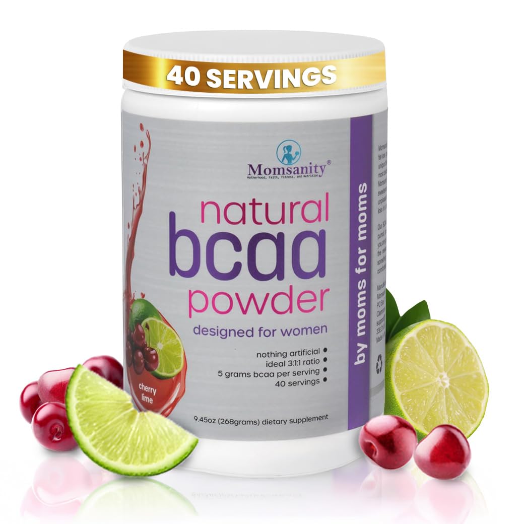 Momsanity BCAA Powder Drink Mix front view packaging