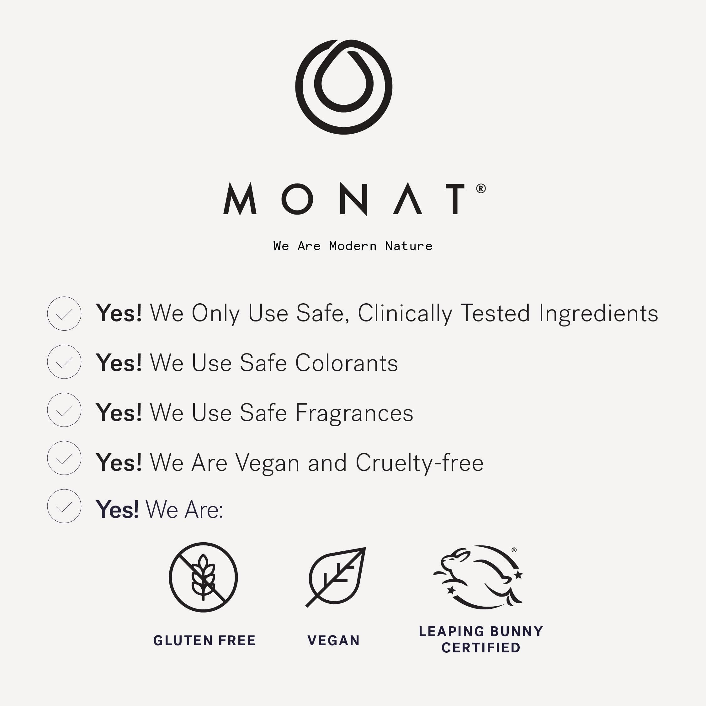 MONAT THE IR Hair Supplement 30 Capsules with other hair care products