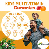 MonesAli Multivitamin Gummies lifestyle shot on a kitchen table