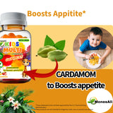 MonesAli Multivitamin Gummies open bottle with gummies visible