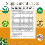 MonesAli Multivitamin Gummies side view with nutritional information