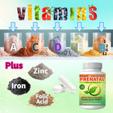 MonesAli Prenatal Vitamins bottle side view