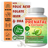 MonesAli Prenatal Vitamins for Women 90 capsules front view