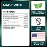 MONIER Antioxidant Patches laid out flat