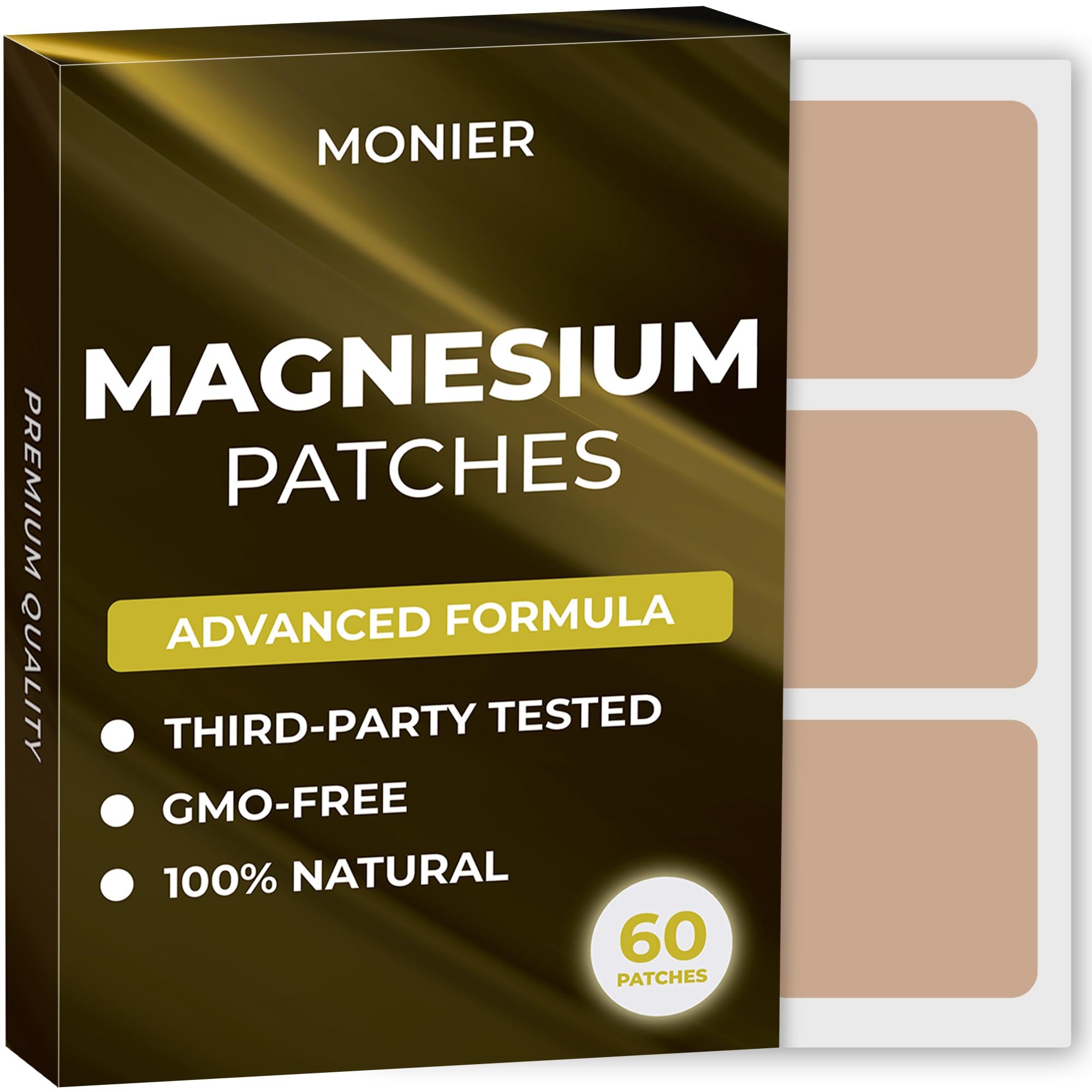MONIER Calcium Patches front view with packaging