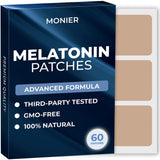 MONIER Melatonin Sleep Patches 60 count front view
