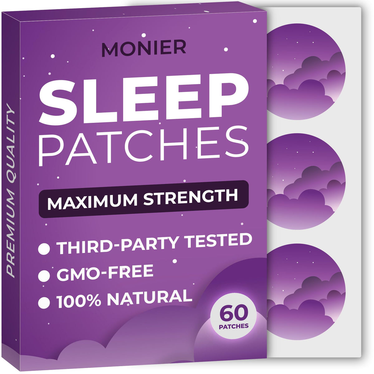 MONIER Sleep Patches for Adults Extra Strength front view