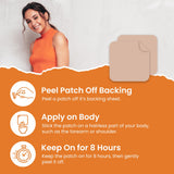 MONIER Vitamin B12 Patch application process
