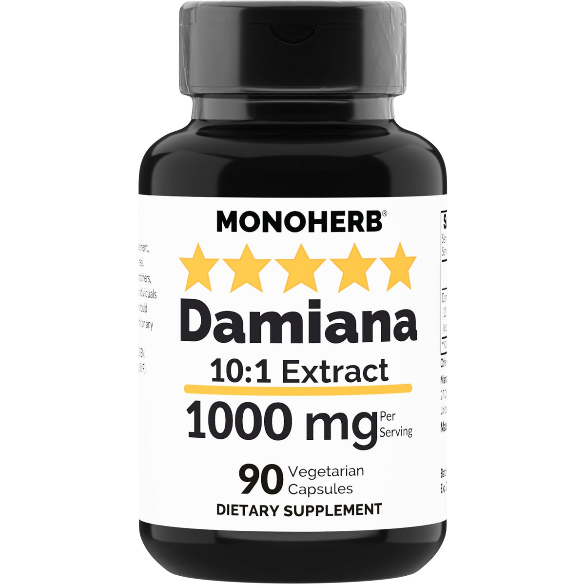 MONOHERB Extra Strength 10X Extract vegetable capsules front view
