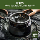 MONTEREY BAY HERB CO Activated Charcoal Powder in a DIY face mask