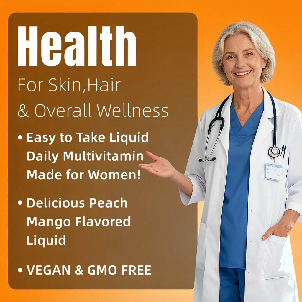 Montorchid Liquid Multivitamin 680g with a spoon for serving