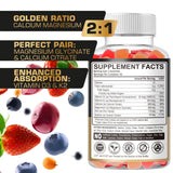 Mood Mingle Calcium Magnesium Zinc Gummies in hand for daily use