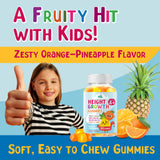 Mood Mingle Kids’ Vitamin Gummies showing soft, chewable texture