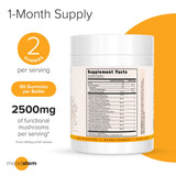 Moodstem Lion’s Mane Gummies packaging details