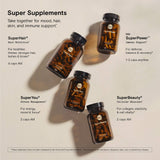 Moon Juice Advanced daily wellness Supplement bottle with packaging