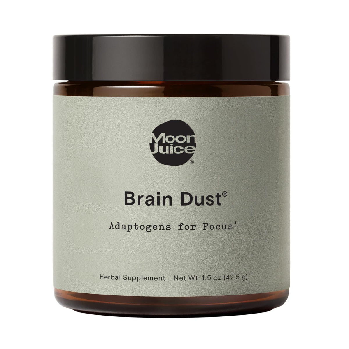 Moon Juice Brain Dust 168g front view packaging