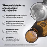 Moon Juice Magnesium Supplement Powder mixed with water