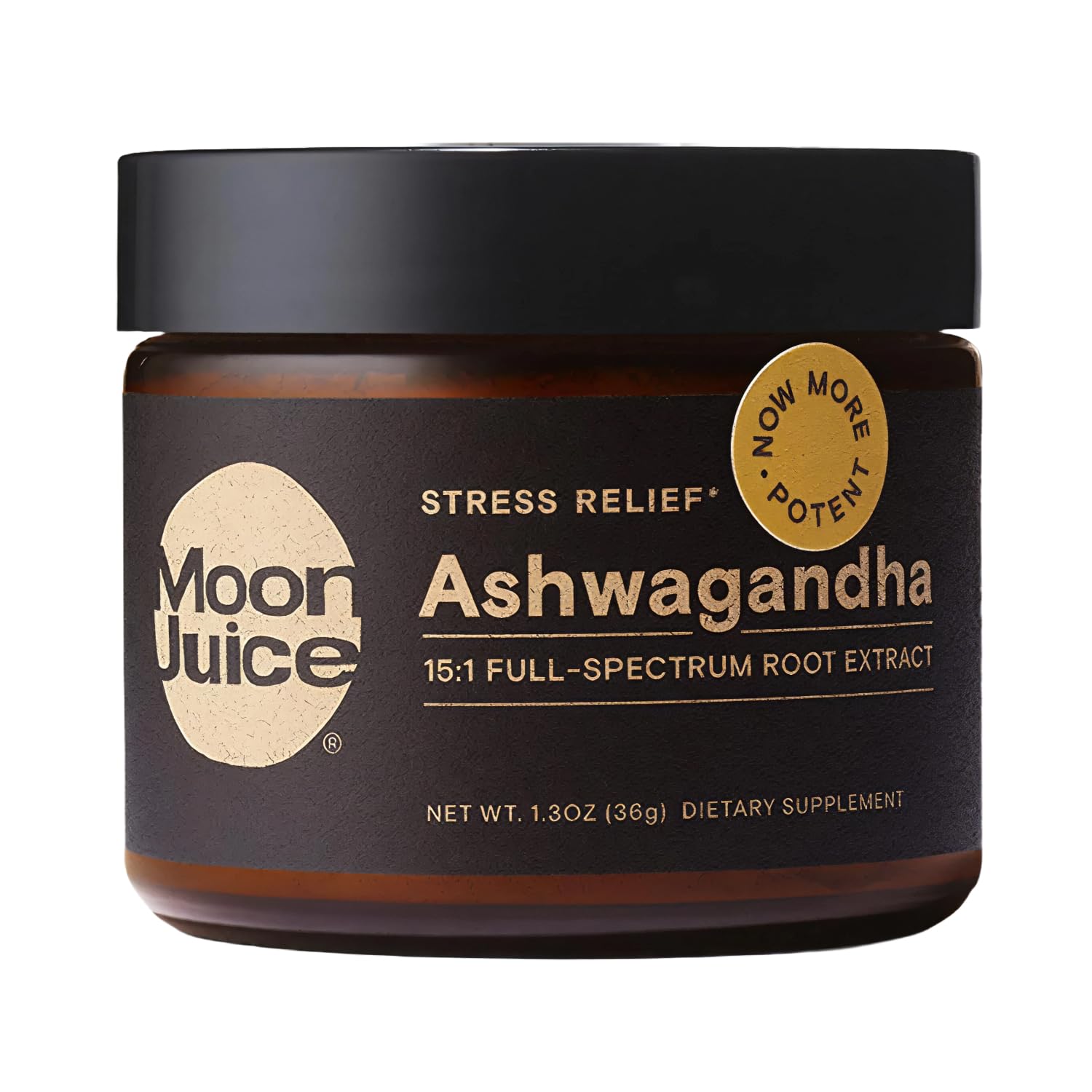Moon Juice Organic Ashwagandha Powder front view packaging