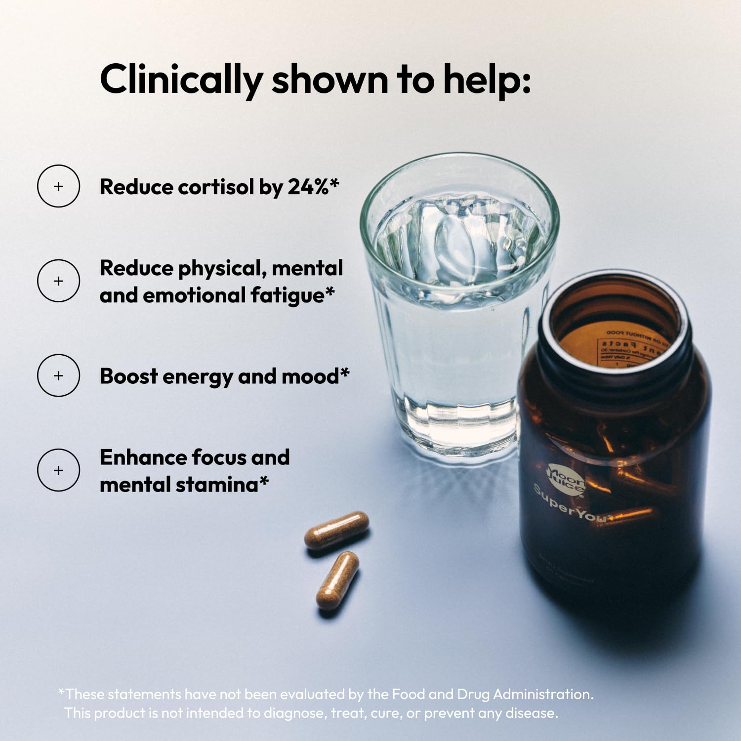 Moon Juice SuperYou Adaptogenic Capsules side view