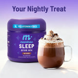 MoonBrew Magnesium Hot Cocoa drink prepared in a cup