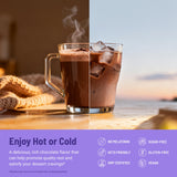 MoonBrew Magnesium Hot Cocoa drink served iced