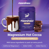 MoonBrew Magnesium Hot Cocoa Extra-Strength jar side view