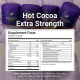 MoonBrew Magnesium Hot Cocoa Extra-Strength jar with a scoop