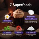 MoonBrew Magnesium Hot Cocoa jar on a kitchen counter