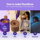 MoonBrew Magnesium Hot Cocoa Sleep Aid lifestyle scene