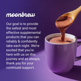 MoonBrew Magnesium Vanilla Latte in a lifestyle setting