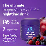 MoonBrew Mixed Berry Sleep Drink Powder nutritional information