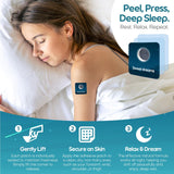 Moonrpheus Sleep Patches in use on skin