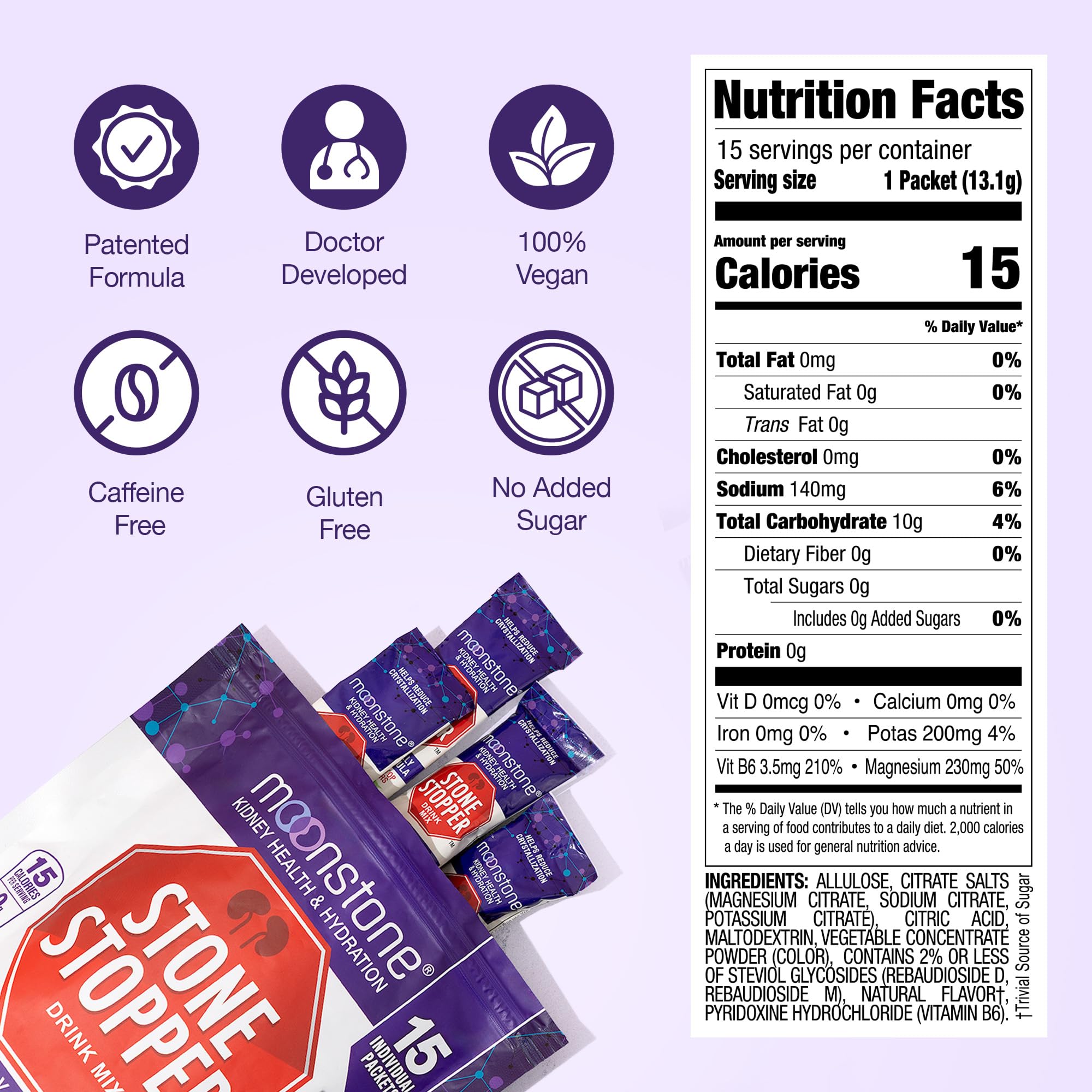 Moonstone Cranberry Electrolyte Powder 230g lifestyle scene