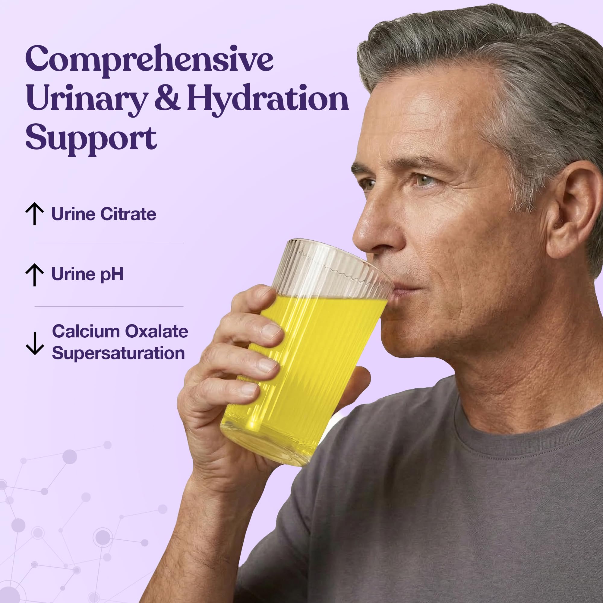 Moonstone Kidney Health Supplement powder in a glass