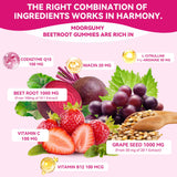 MOORGUMY Grape Seed Extract supplement opened with capsules visible