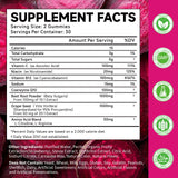MOORGUMY Grape Seed Extract supplement side view showing ingredients