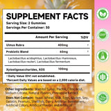 MOORGUMY Probiotic Gummies packaging side view