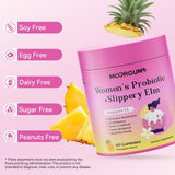 MOORGUMY Probiotic Gummies with a measuring spoon for dosage