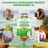 MOORGUMY Vitamin B12 Gummies serving suggestion